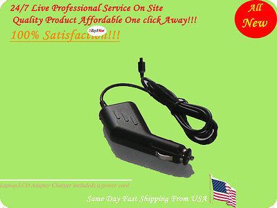 Car DC Adapter For Polaroid PMID701i Internet Tablet Android Power