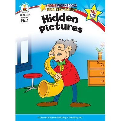 HIDDEN PICTURES   CARSON DELLOSA PUBLISHING (PAPERBACK) NEW