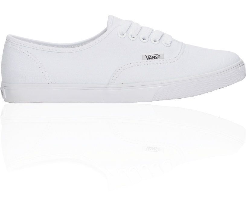 NEW WOMEN VANS LO PRO AUTHENTIC WHITE ORIGINAL SO CUTE