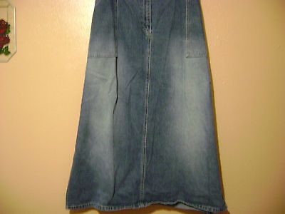 CATO STRETCH DENIM BLUE JEAN LONG STYLE SKIRT WOMENS PLUS SIZE 22W