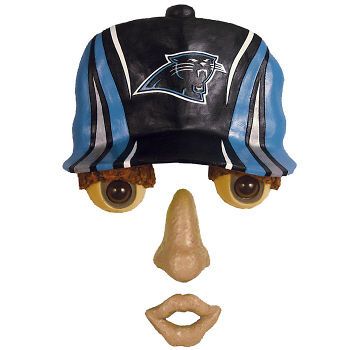 Carolina Panthers NFL Forest Face Tree Decoration