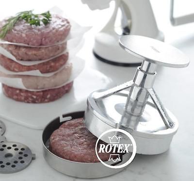   STAMPO PRESSA FORMA HAMBURGER BATTI CARNE METALLO MADE IN ITALY