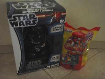 DARTH VADER ELECTRONIC TALK GUMBALL MACHINE & CAROUSEL 1LB GUMBALLS