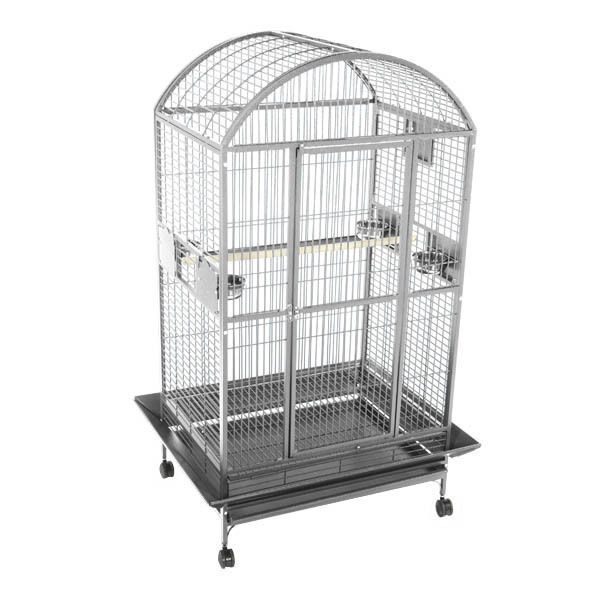 36x28x65 STAINLESS STEEL bird cage +$250 FREE toys