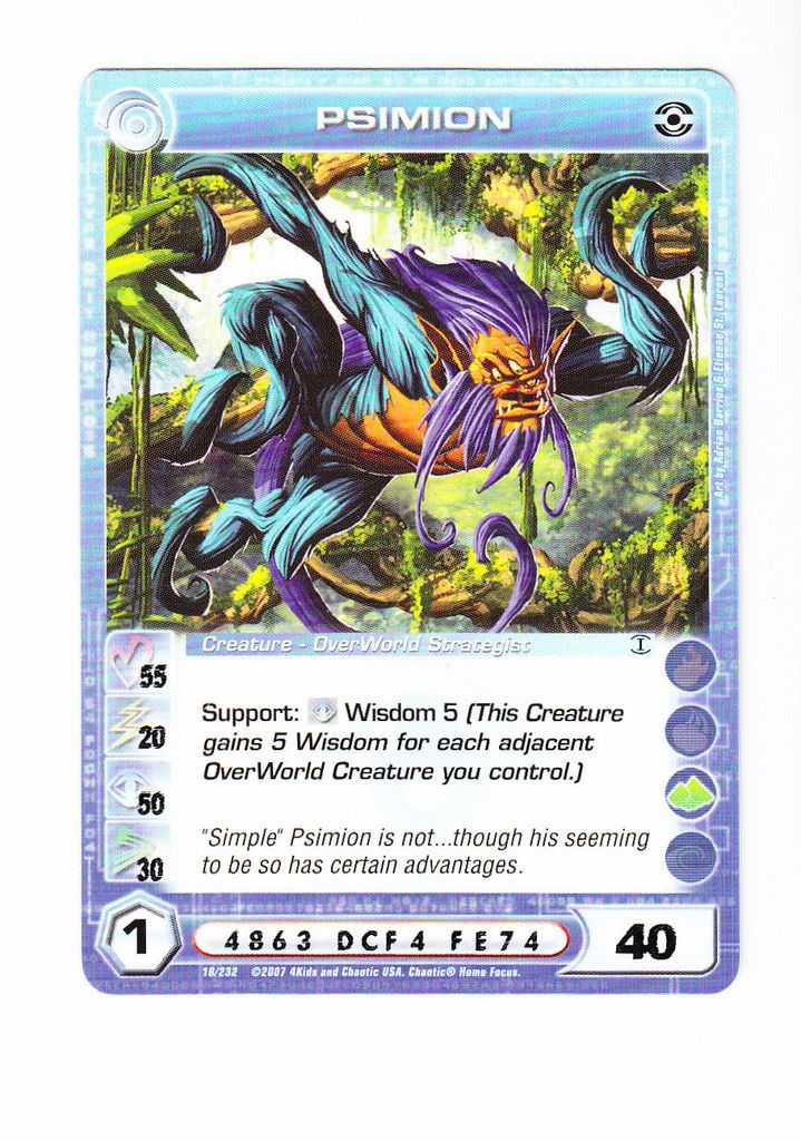 CHAOTIC DAWN OF PERIM SECRETS CREATURE CARD # 18/232 PSIMON MINT