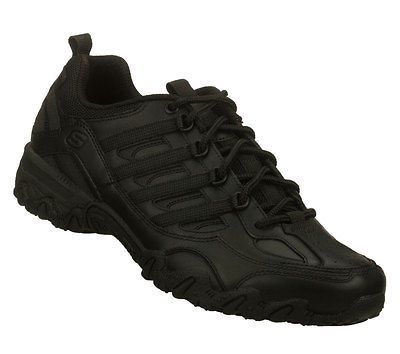 SKECHERS SHOES 76492 WOMEN NEW WORK NURSE UNIFORM COMFORT BLACK SLIP