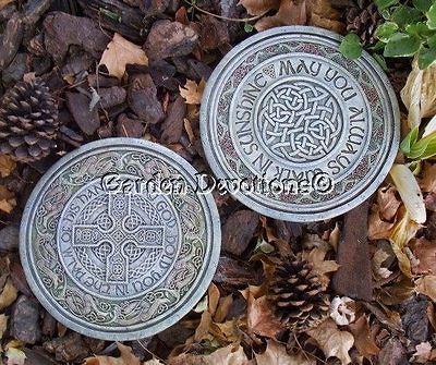 CELTIC STEPPING STONES Outdoor Garden Decor YARD ART