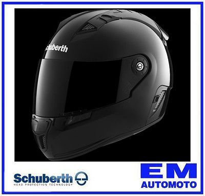 CASCO SCHUBERTH SCHUBERT SR 1 NERO LUCIDO GLOSSY BLACK TG L