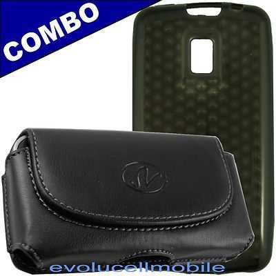 For LG OPTIMUS 2X P990 Gel cell phone case + Oversized Belt Pouch