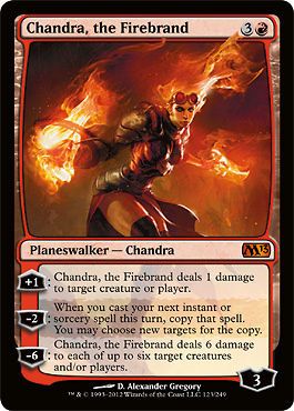 Chandra, the Firebrand   Magic 2013 ( M13 ) MTG   MINT