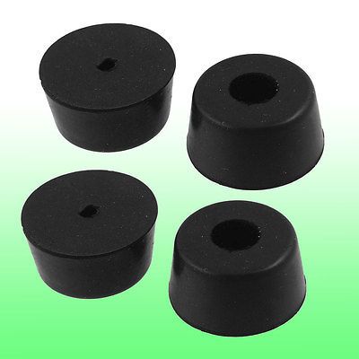 Replacement Chair Tips Feet Caps Leg Protectors Black 4 Pcs