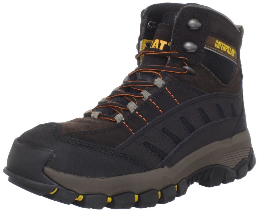 Caterpillar SENSOR HI Mens Work/Safety & Hiker 6 Boot Brown