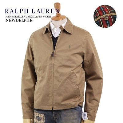 Ralph Lauren Mens Pony Drizzler Check liner Jacket Coat S M L XL 2XL