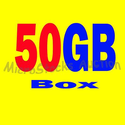Cloud Storage 50GB Box com Box net 50G New Account for Lifetime