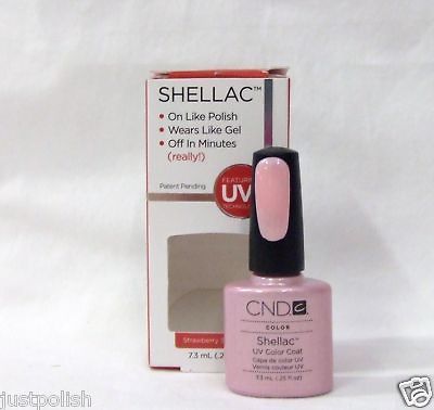 CND CREATIVE SHELLAC UV Gel STRAWBERRY SMOOTHIE .25oz