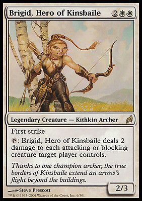 Magic the Gathering MTG Lorwyn BRIGAD HERO OF KINSBAILE