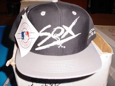 Chicago White Sox SNAP BACK HAT cap AJD VINTAGE NWT 