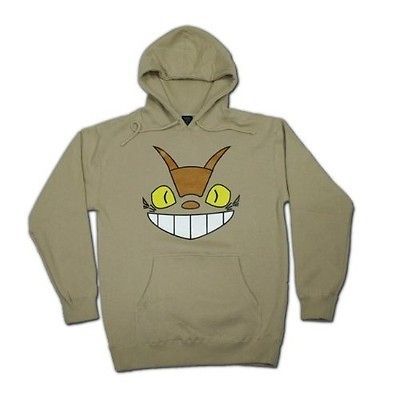 Cheshire Cat Bus Totoro Parody Hoodie (X Large)