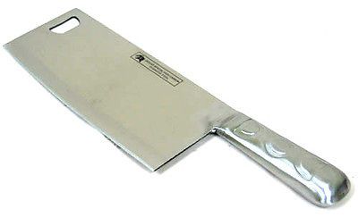 Thai Chinese Kitchen Chopper Knife all in 1 Cleaver Asian Recipe Menu