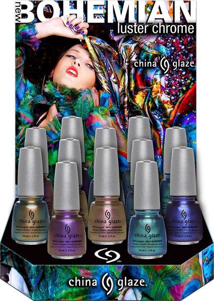 China Glaze Nail Polish   Bohemian Luster Chrome Collection   0.5oz