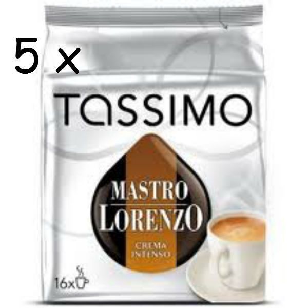 Mastro Lorenzo Crema Intenso   Pack of 5 (80 t disc / Servings