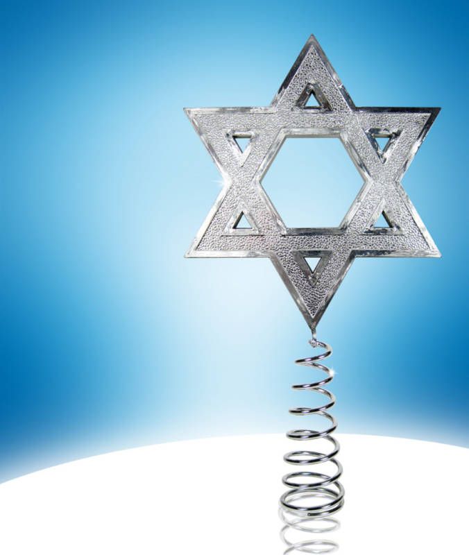 Hanukkah Tree Topper Jewish Tree Topper Star of David