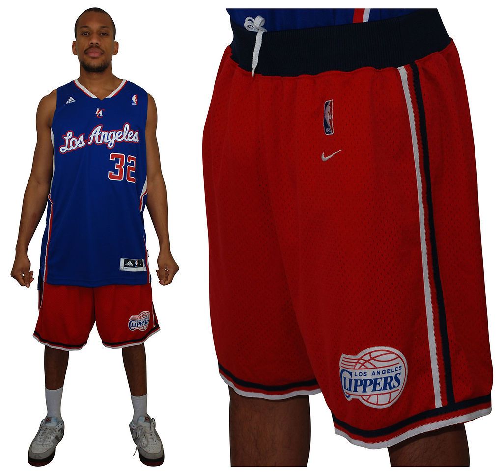 TEAM SHORTS LOS ANGELES CLIPPERS LAC 1983 RETRO REWIND NBA NIKE