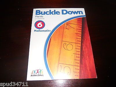 Buckle Down Mathematics Florida 6 3rd edition homeschool workbook Math