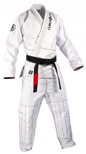 Clinch Gear Premium Jiu Jitsu Competition Gi White