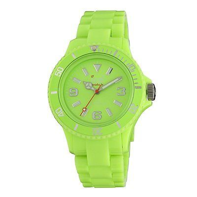 ICE WATCH CF.GN.U.P.10 CLASSIC FLUO GREEN WATCH NEW ORIGINAL