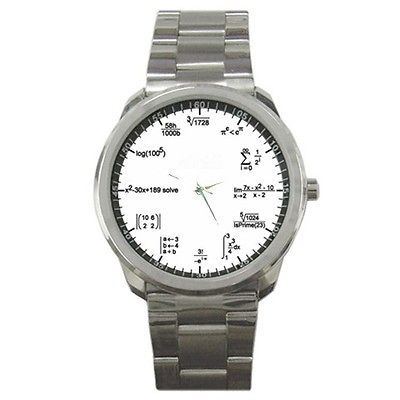 Sport Metal Watch SMW03 Sp ort Metal Watch Math Clock