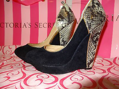 NEW WOMANS 2012 VICTORIAS SECRET COLIN STUART PLATFORM WEDGE PUMP