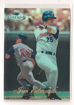 1998 Gold Label Jim Edmonds Black Label Class 3 #47 Angels *A1GL