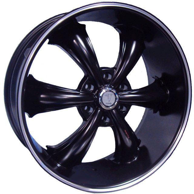 Dcenti DW19 Black Wheels rims&Tires fit Chevy Nissan Cadillac OLD CARS