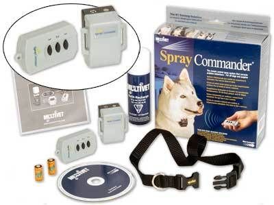 Multivet Spray Commander Remote Control Collar + REFILL