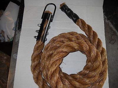 15 FT Manila Climbing Rope Brown Indoor/Outdoor WORKOUT