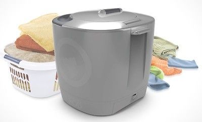 Laundry POD LP001SIL GREY Portable Hand Powered Washer Washing Machine