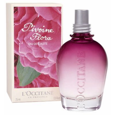 NEW LOCCITANE Peony Pivoine Flora Eau De Toilette Spray 2.5 OZ NIB