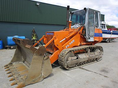 Fiat Hitachi FL145 + VIDEOS Drott Dozer loading digger caterpillar