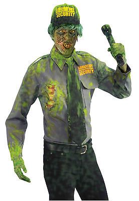 ADULT BIOHAZARD ZOMBIE SECURITY GUARD Mutant Unisex Halloween Costume