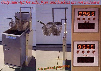 restaurant fat commercial deep fryer auto basket lift equipment