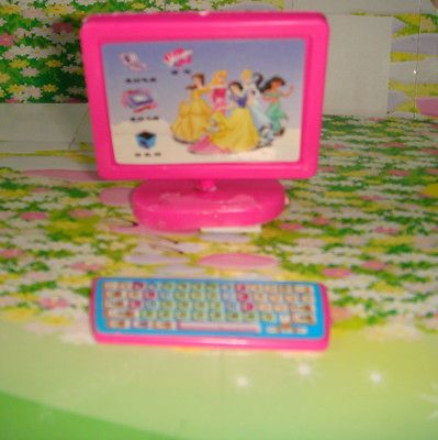 Barbie Doll Toy Computer w/keyboard