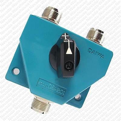 CS201  Quality Diecast Box Type 2 Way Antenna Switch   SO239 Fittings