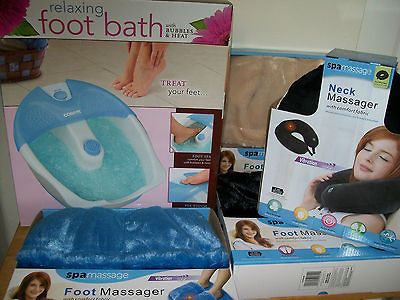 NEW IN BOX~CONAIR FOOT BATH HEAT BUBBLES~SPA MASSAGER VIBRATION