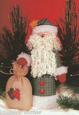 Primitive Mr. Nick   Santa w Bag 10   Simply Friends Pattern