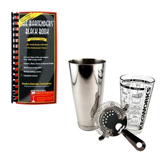 Bartender Starter Kit Christmas & Holiday Gift Set 