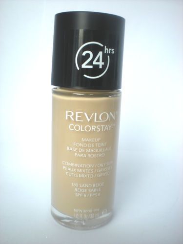 REVLON COLORSTAY FOUNDATION 180 Sand Beige COMBINATION/OILY SKIN TYPES