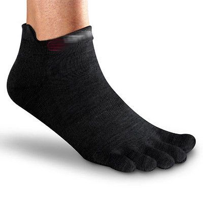 of NO SHOW Toe Socks five 5fingers 5 fingers SOCK M   BLACK   COOLMAX