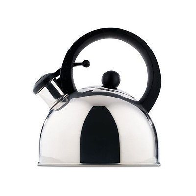 Copco Mirage Polished Silver Stove Top Tea Kettle, 1.5 Quarts   2503