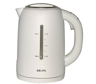 Krups FLF2 J21   Cordless Electric 54 Ounce Water Kettle, White